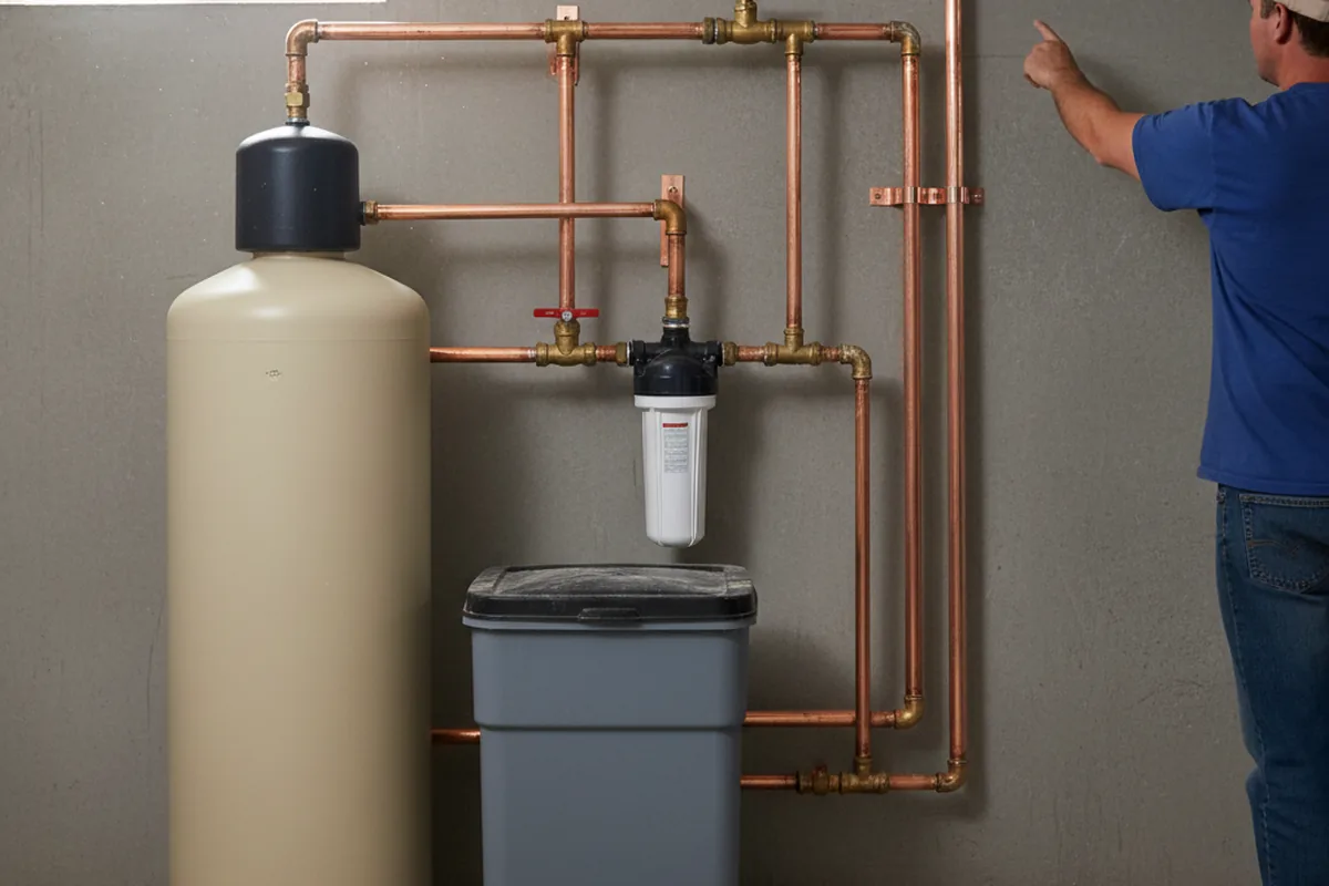 Whole-house water treatment system installed in Dushore