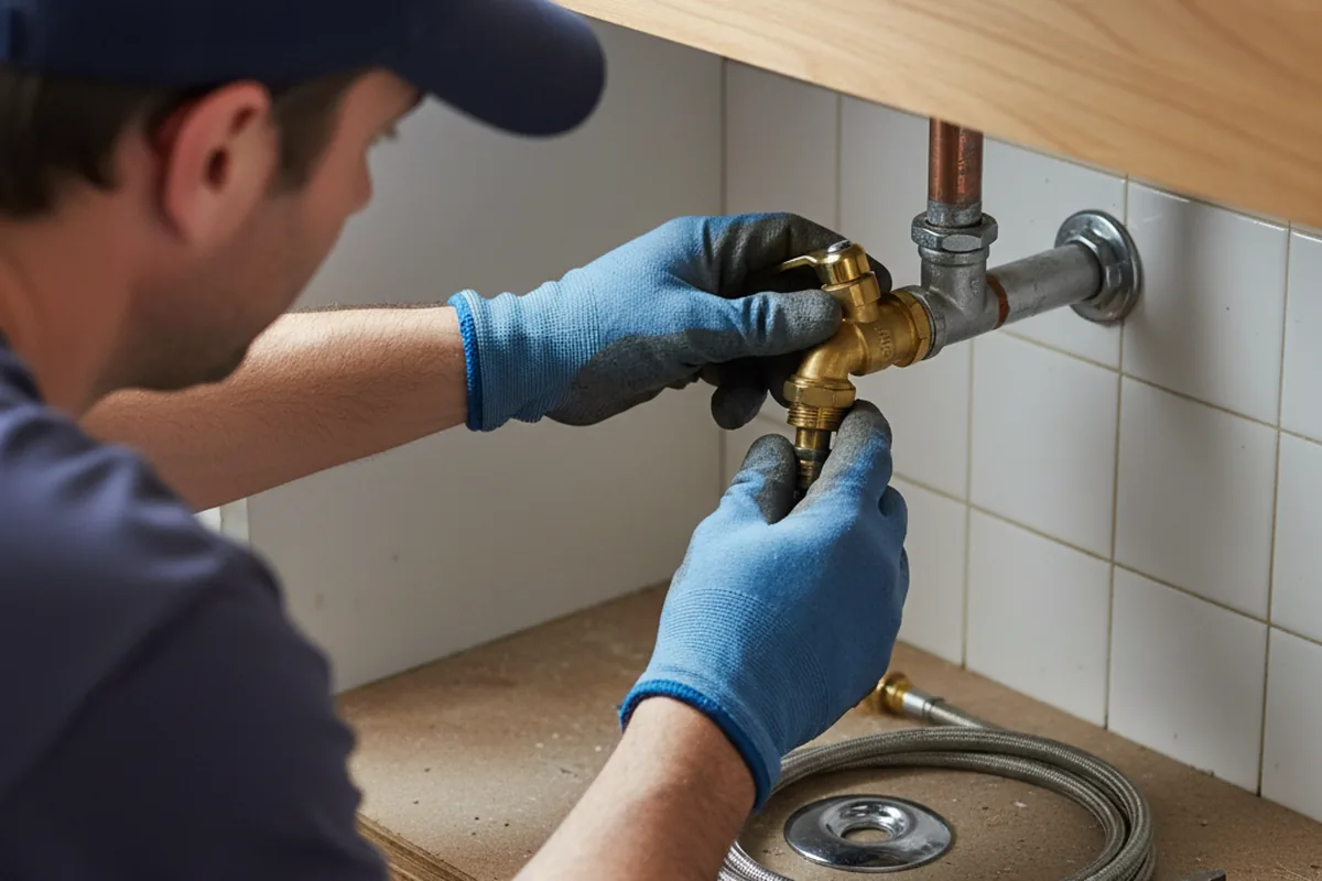 Shutoff valve and fitting work during Faucet and Fixture Repair in Dushore